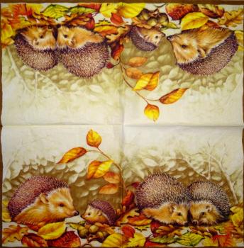 022 Animals Autumn - 3-ply (orange) - Ihr